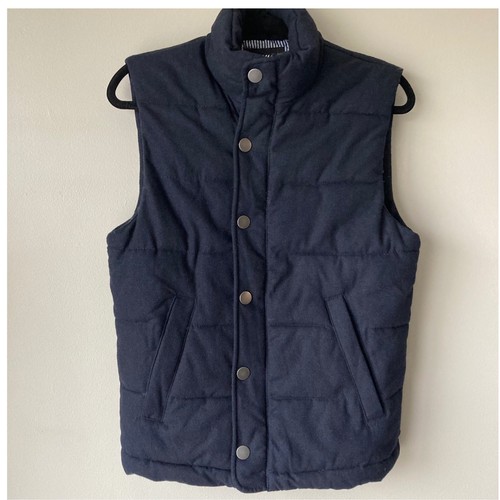 Mens wool blend puffer - wool,