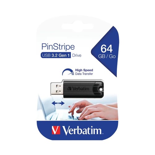 Verbatim black pinstripe 64gb - verbatim,